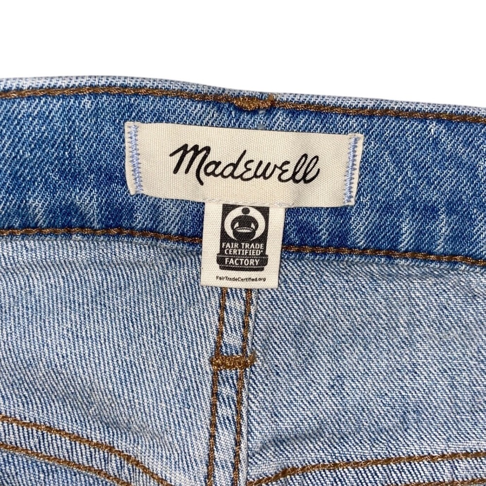 Madewell The Perfect Vintage Jean High Rise Straight Distressed Blue Denim 24P - Picture 4 of 12